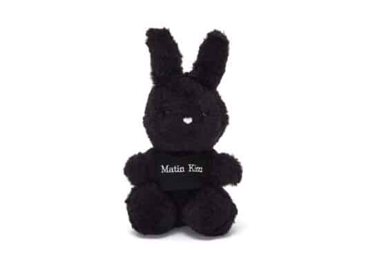 Matin Kim Black Bunny Toy Keyring Black AC901