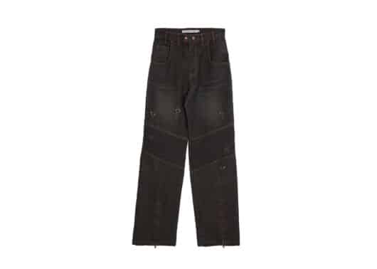 Matin Kim Vintage Biker Denim Pants Dark Grey DN044