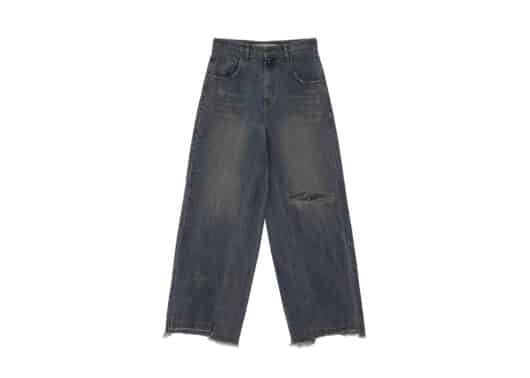 Matin Kim Vintage Brushed Denim Pants Blue DN004