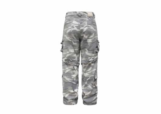 Panq Snow Camouflag Cargo Pants White Grey - Image 2
