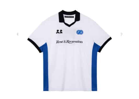 Rest & Recreation Collar Jersey Tee White