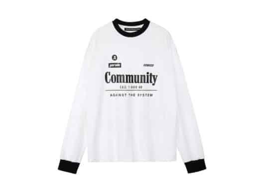 Rest & Recreation Community Oversized Tee White