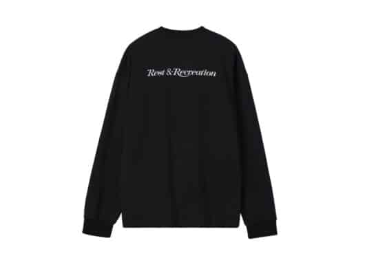 Rest & Recreation Crewneck Oversize Tee Black - Image 2