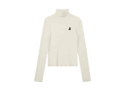 Rest & Recreation High Neck L/S Tee Ivory