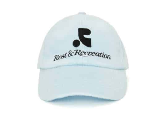 Rest & Recreation Logo Terry Ball Cap Sky Blue