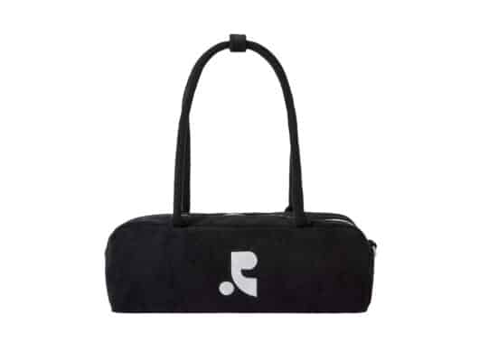Rest & Recreation Logo Terry Shoulder Bag Black