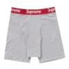 Supreme Hanes Boxer Briefs (2 Pack) Heather Grey - Image 2