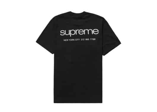 Supreme NYC Tee Black
