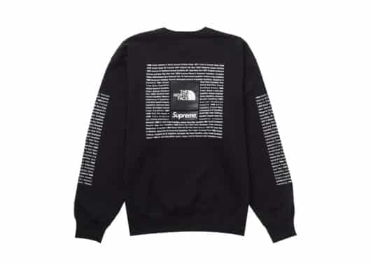 Supreme The North Face Crewneck Black