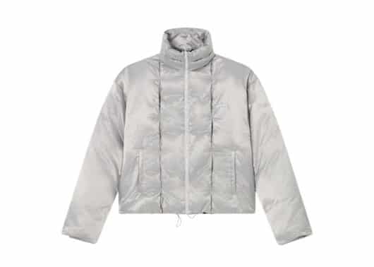 A Few Good Kids Pearlescent Puffer Jacket Grey