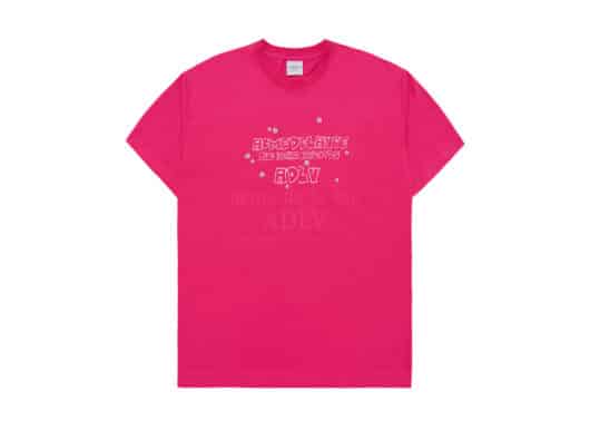 ADLV Bear Friends Doodle Artwork Tee Pink - Image 2