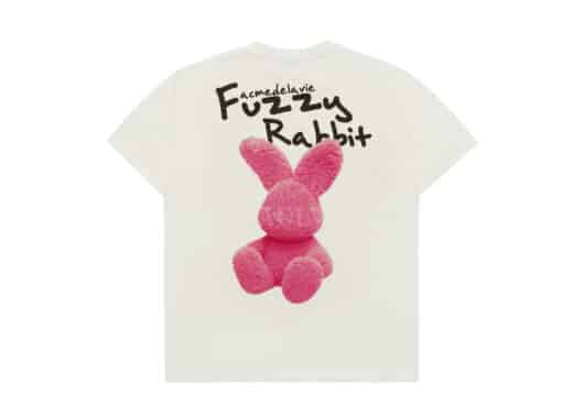 ADLV Doodle Fuzzy Rabbit Tee Cream