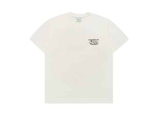 ADLV Doodle Fuzzy Rabbit Tee Cream - Image 2