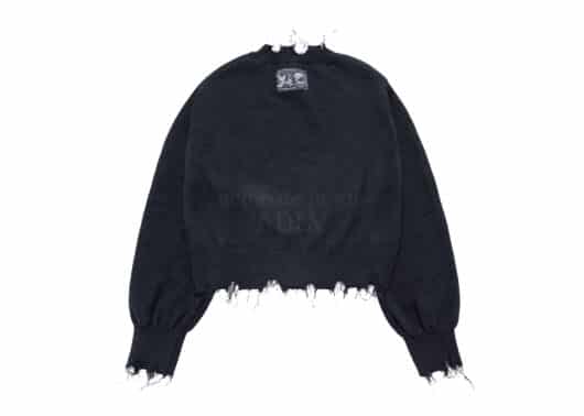 ADLV The Powerpuff Girls x Acmedelavie Artwork Damaged Knit Black - Image 2