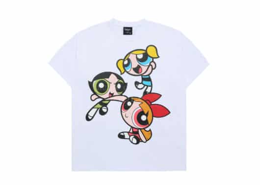 ADLV The Powerpuff Girls x Acmedelavie Big Printing Artwork Tee White