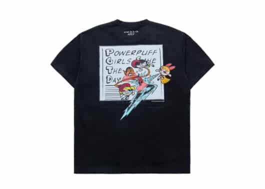 ADLV The Powerpuff Girls x Acmedelavie Save The Day Tee Black