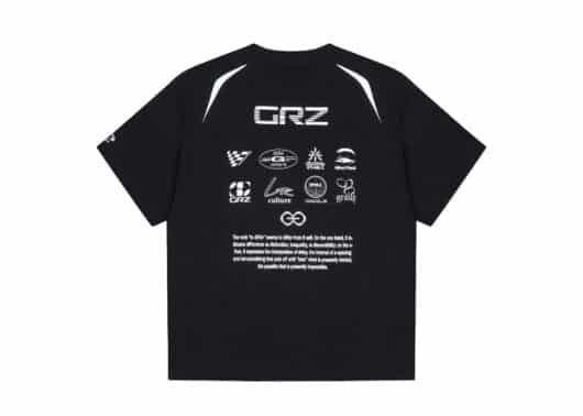 Grailz Industrial Blokecore Graphic Tee Black back view