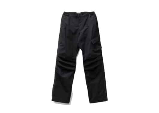 Grailz Pintuck Nylon Pants Black