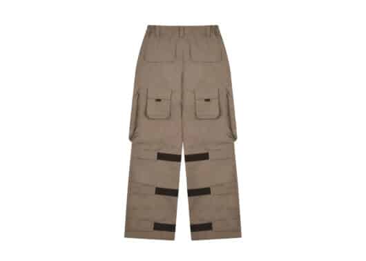 Grailz Tactical Cargo Pants Taupe back view