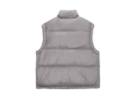 Matin Kim Folded Pocket Down Vest Beige DW001 back view