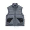 Matin Kim Folded Pocket Down Vest Grey DW009