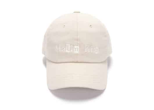 Matin Kim Logo Scrap Ball Cap Light Beige HT008