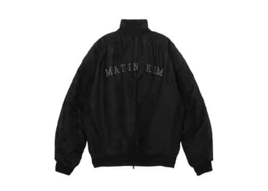 Matin Kim Puckering Stud Bomber Jumper Black JP009