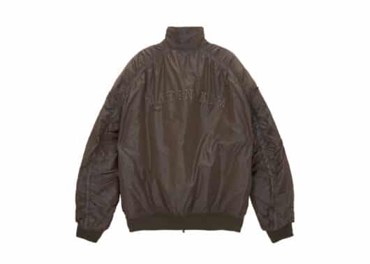 Matin Kim Puckering Stud Bomber Jumper Brown JP009