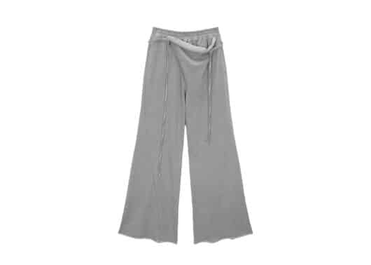 Matin Kim Wrap Point String Sweatpants Grey PT019
