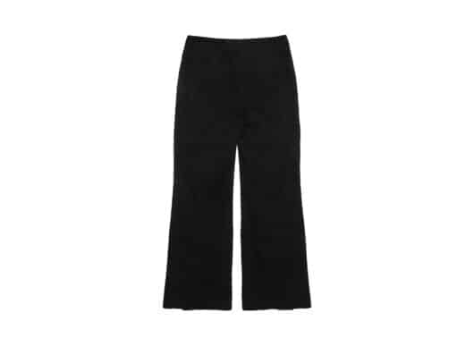 Matin Kim Zipper Point Boots Cut Pants Black PT013 - Image 2