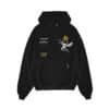 Represent Icaurs Hoodie Jet Black front view