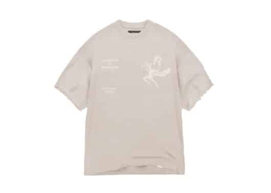 Represent Icaurs Tee Taupe front view