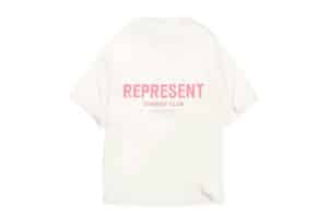 Represent Owners Club Tee White Bubblegum