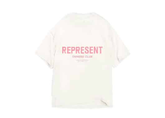 Represent Owners Club Tee White Bubblegum