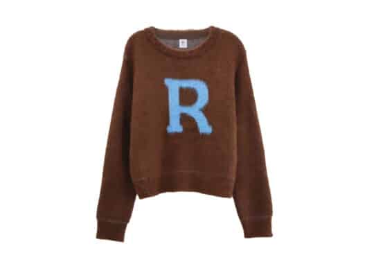 Ronron R Hairy Knit Brown