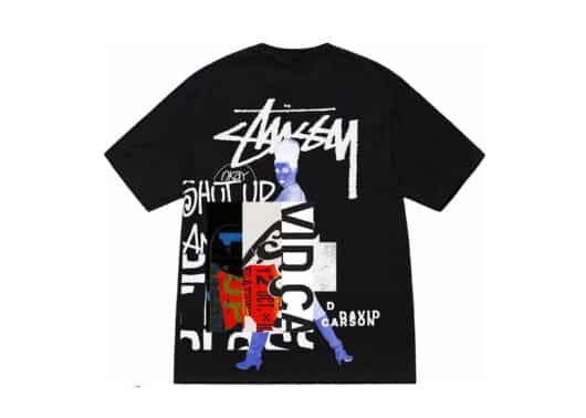 Stussy David Carson Do Your Thang Tee Black