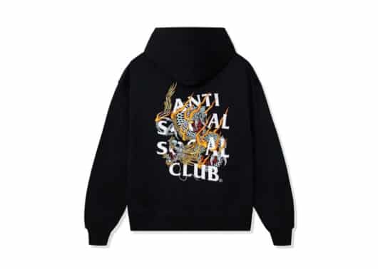 Anti Social Social Club ASSC Quivering Liquids Hoodie Black