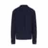 Galliano Landor Acetate Corduroy Cufflinks Shirt Dark Blue - Image 2
