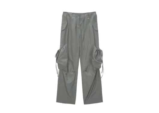 Matin Kim String Point Big Pocket Cargo Pants Light Khaki PT036