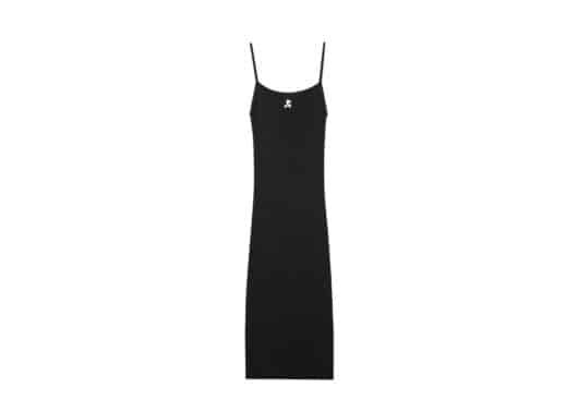 Rest & Recreation Knit Long Dress Black