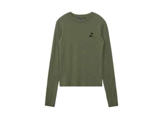 Rest & Recreation Logo L/S Top Khaki