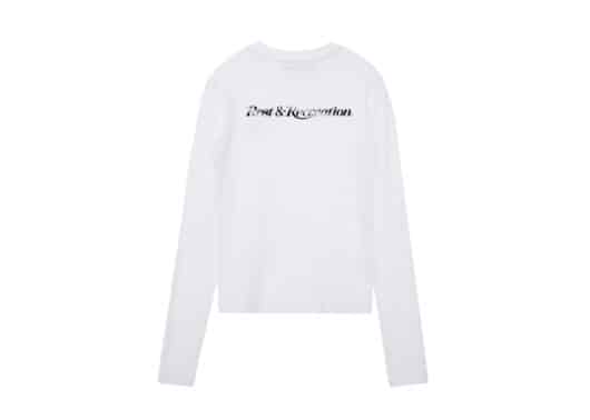 Rest & Recreation Logo L/S Top White - Image 2