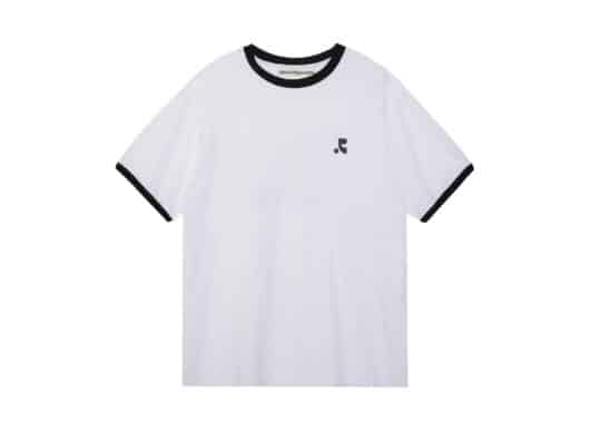 Rest & Recreation Logo Ringer Tee White