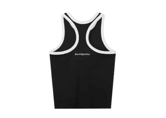 Rest & Recreation Racer Tank Top Black - Image 2