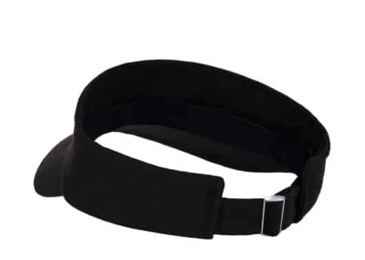 Rest & Recreation Wide Sun Visor Cap Black - Image 2