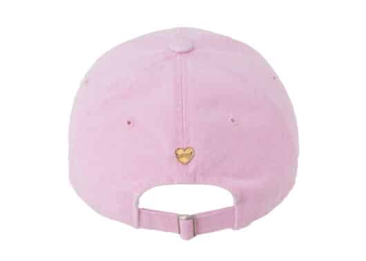 Ronron Heart Ribbon Ball Cap Pink Ivory - Image 2