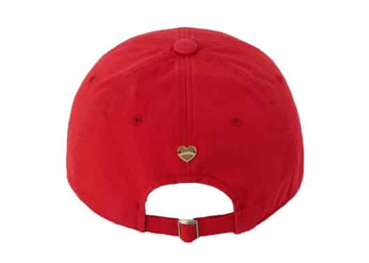 Ronron Heart Ribbon Ball Cap Red Butter - Image 2