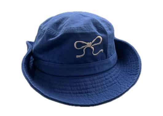 Ronron Heart Ribbon Safari Hat Blue