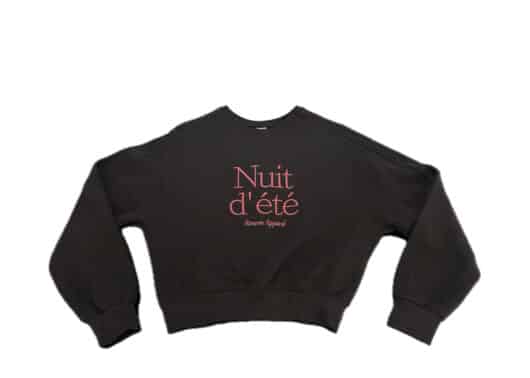 Ronron Nuit D Ete Crewneck Black