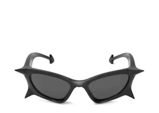 SONGADON Devil Horns Sunglasses Black FRONT VIEW